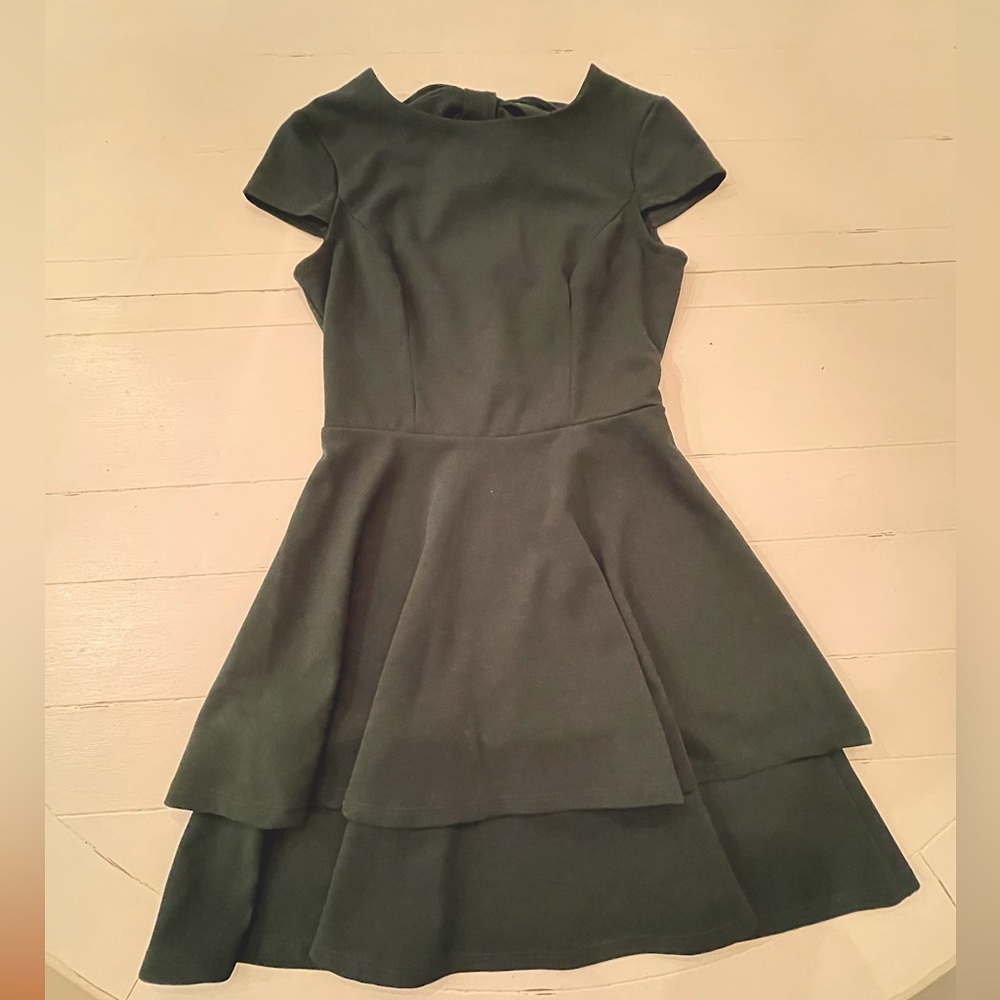 B Darlin Dark green dress